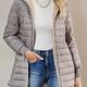 Long Waterproof Quilted Coat with Soft Faux Fur Lining