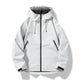 Men's All-Weather Hooded Shell Jacket with Zip Pockets