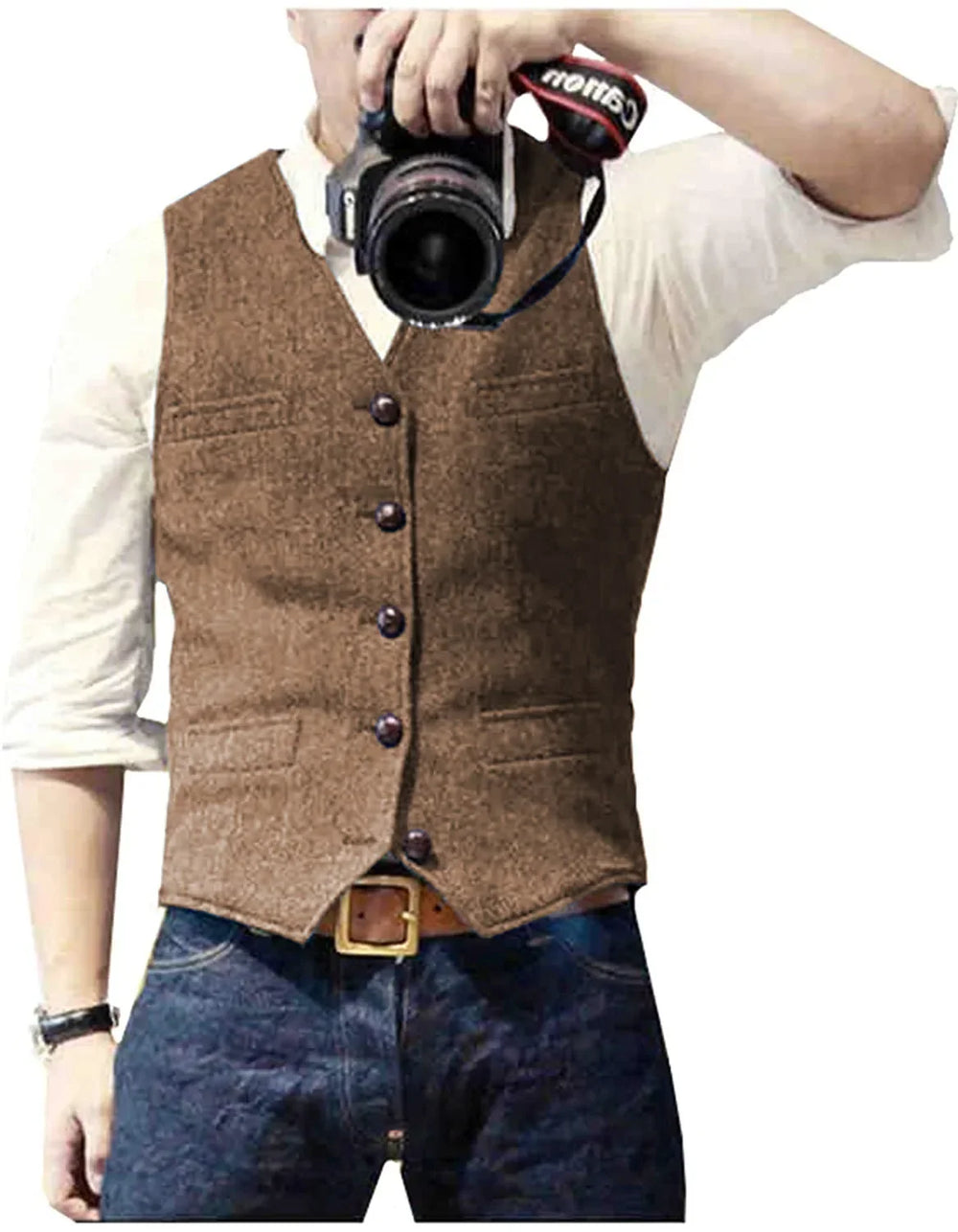 Men's Tailored Heritage Waistcoat with Button Front