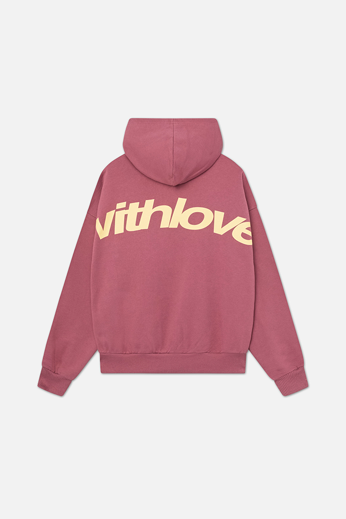Relaxed Cotton-Blend Hoodie with Back Print