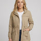 Utility Jacket with Adjustable Drawstring Waist and Large Flap Pockets